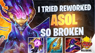 WILD RIFT | I Tried Reworked Asol And It Is SO BROKEN! | Aurelion Sol Gameplay | Guide & Build