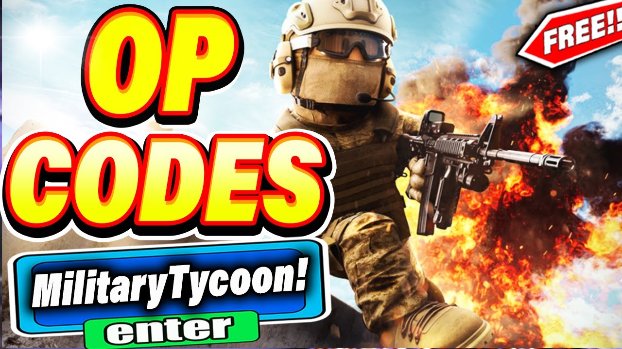 Military Tycoon Codes December 2023 - RoCodes