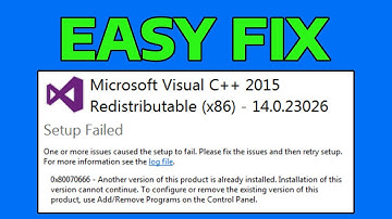 How To Fix 0x80070666 Error When Installing Microsoft Visual C++