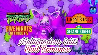 Download Lagu 💜💞🌺🐢MULTIFANDOM EDIT🐢🌺💞💜: •|Bad Romance|• MP3