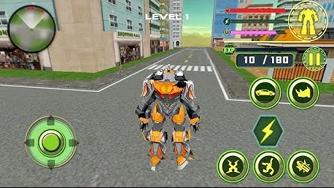 Red Mirage Multiple Transformation Jet Robot Car Game 2020 - Android Gameplay