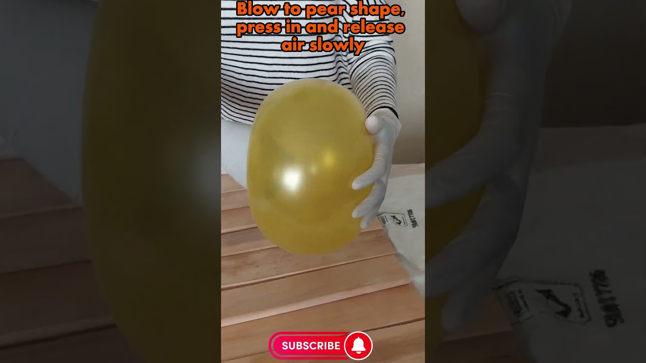 How to make round shape balloon 