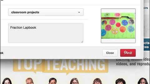 Pinterest Browser Button