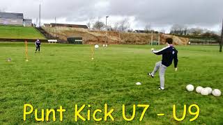 Skills Test Football The Punt Kick