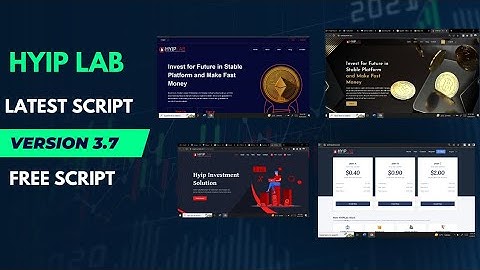 Hyip Lab Investment Website Script Review || Hyip Lab Latest Script Version 3.7
