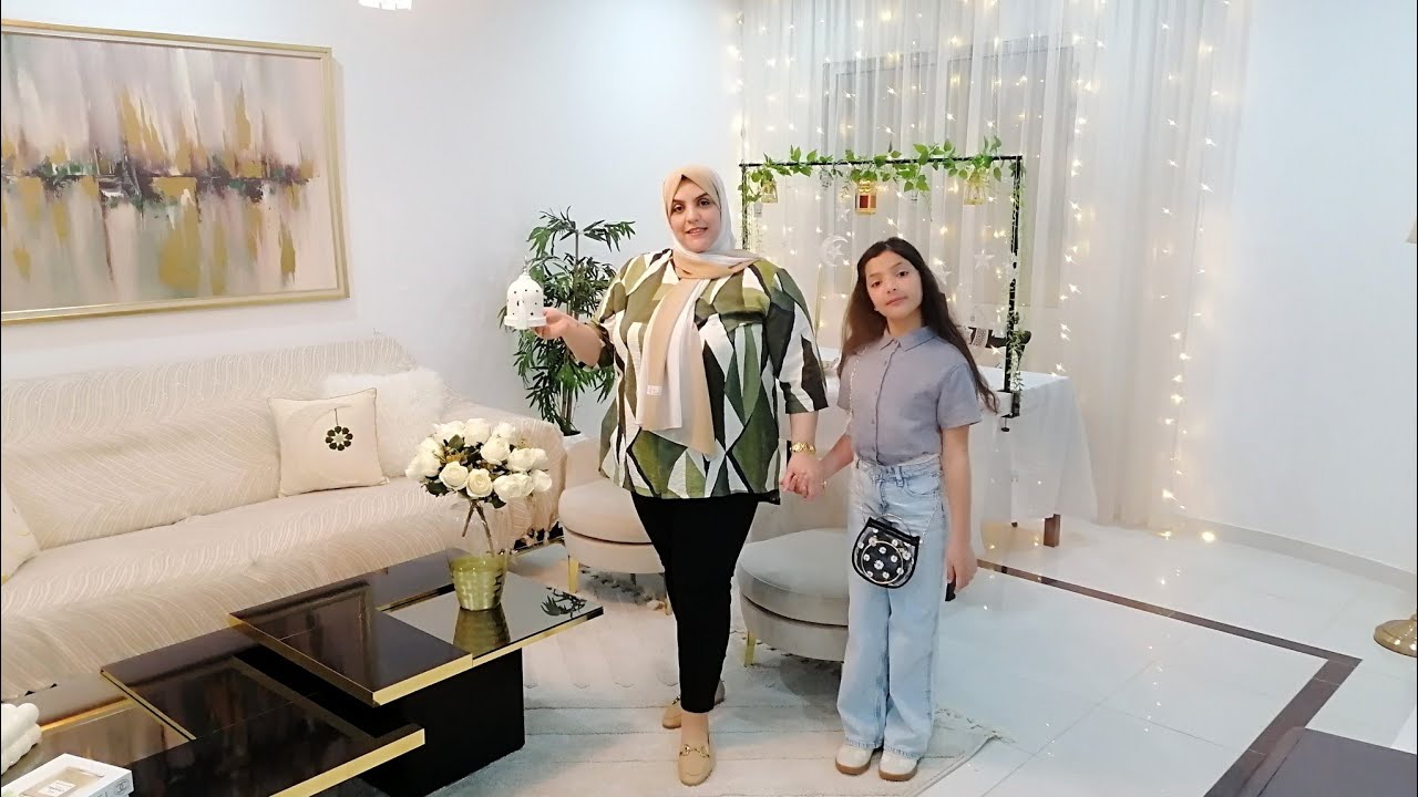 أجواء العيد في داري و مع العايلة ❤️ اسباب غيابي هذا الي حب ربي خرجت اني و راجلي و صغاري تفرهدنا