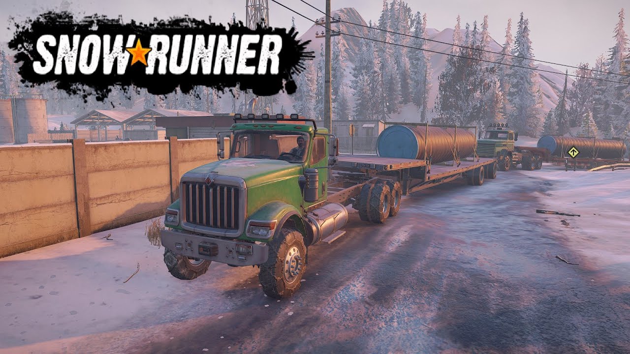 Snow Runner winter mod map
