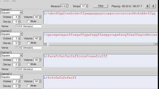 1 min chiptune composition in MML using Macrotune 4-voice 9s kenneth udut