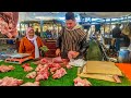 اللحوم الحمراء و البيضاء عند الجزار رضا الحمدوني بسوق الخنيشات، أثمنة قطبان بيبي للشواء و الطاجين