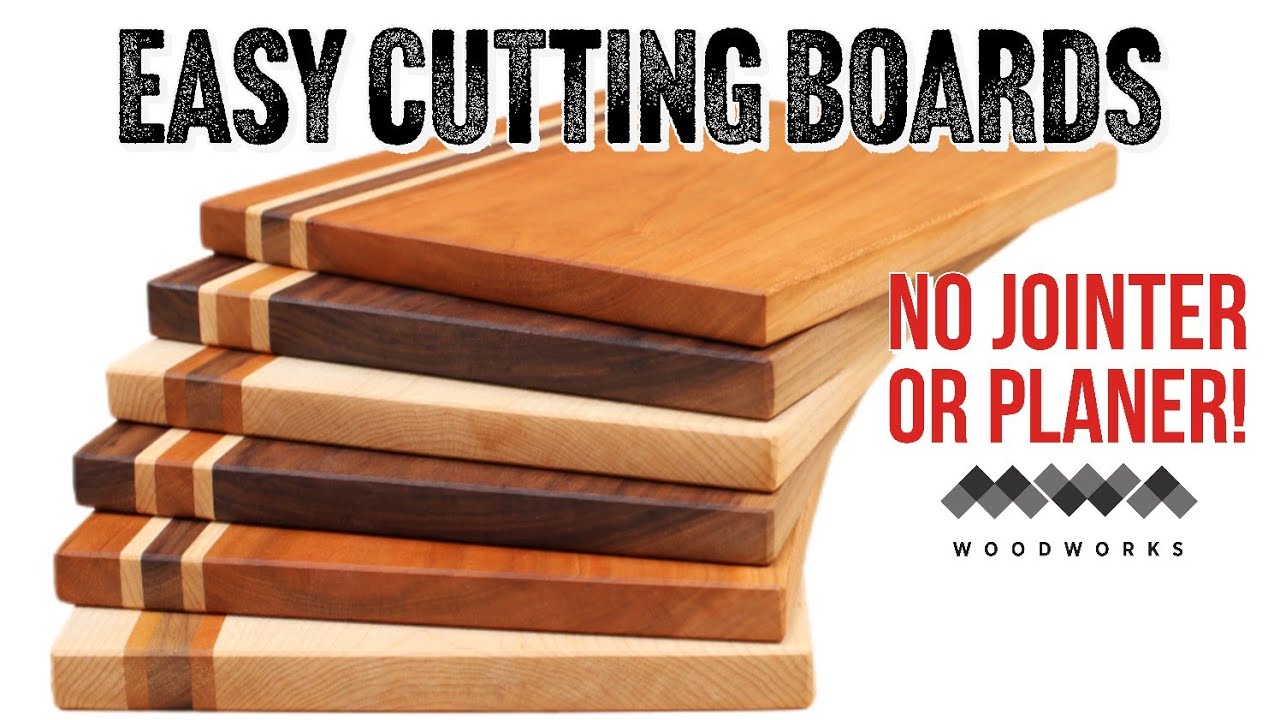 How to Make a Cutting Board with Minimal Tools 