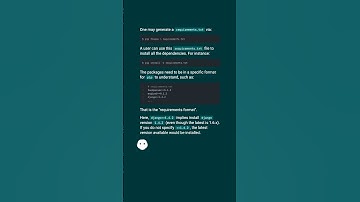 Pip freeze vs. pip list #shorts