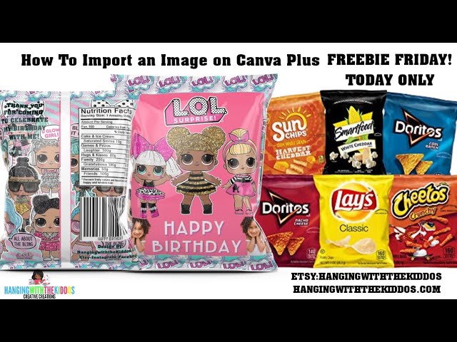 How to Make Custom Chip Bags with Canva (TEMPLATE) - Caught by Design