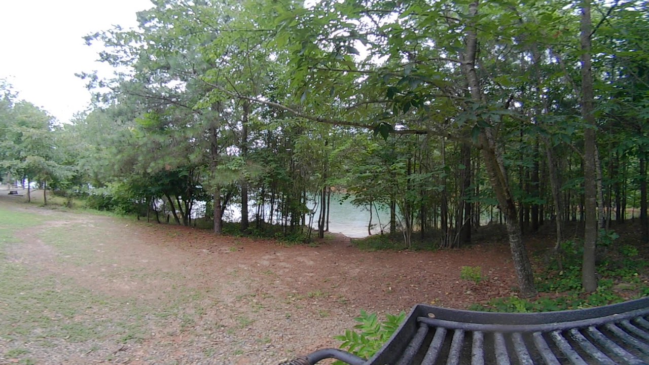 Shady Grove Campground Site 74 Lake Lanier inlet and campsite