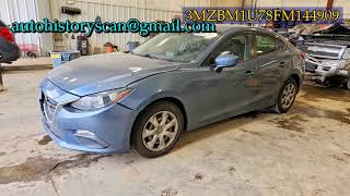 3MZBM1U78FM144909 Mazda 3 2015