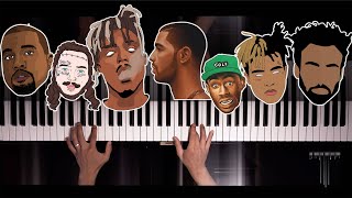 Top 10 Most Beautiful Hip Hop Piano Pieces (Vol. 1) - easy pop songs in piano
