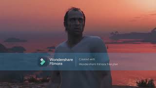 GTA5 Ending C but the music is replaced with Owl City - Fireflies