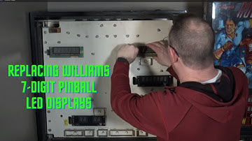 Replacing Williams Pinball 7-Digit Score Displays with LED