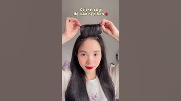Cách uốn lô mái bay siêu phồng #hoahair2212 #hairstyle #tocdep