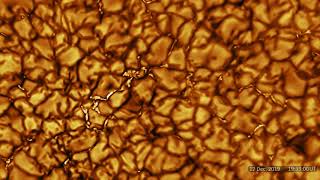 The boiling surface of the sun in 4K