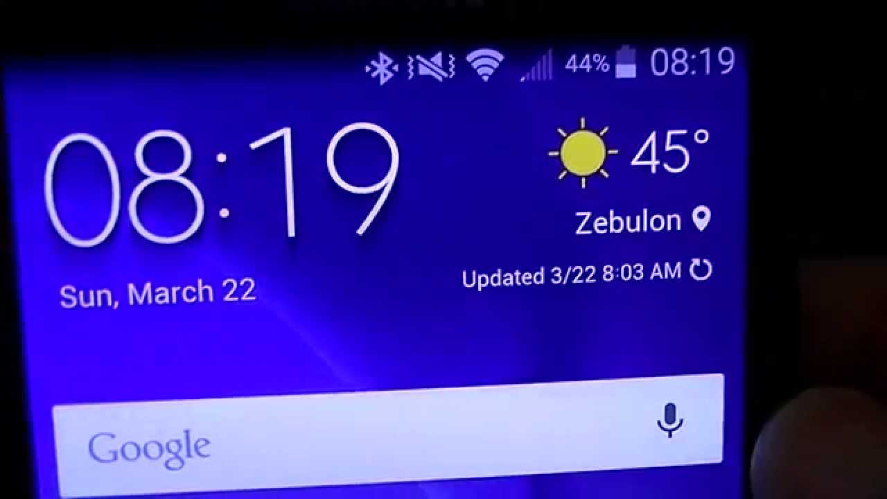 Galaxy S6 weather widget on any Android phone!!! - YouTube