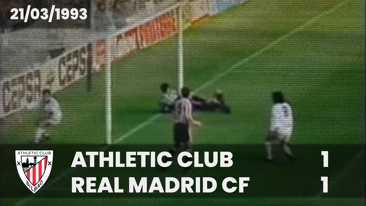 ⚽️ [Liga 92/93] J27 I Athletic Club 1 - Real Madrid CF 1 I LABURPENA