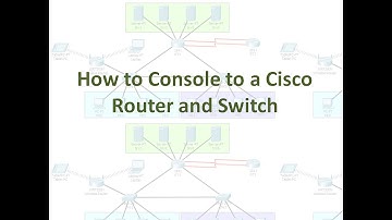 How to Console to a Cisco Router and Switch