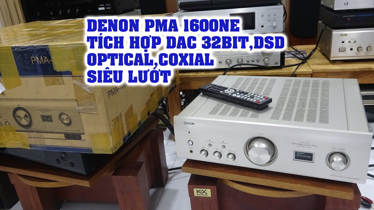 hàng châu âu về 230v AMPLI DENON PMA 1600NE tích hợp DAC 32bit siêu lướt mười mấy triệu
