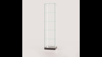 How to Assemble Frameless Corner Display Cabinet?