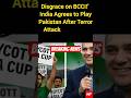 India Agrees to Play Pakistan After Terror Attack | Asia Cup 2025 Controversy disgrace on BCCI|#New