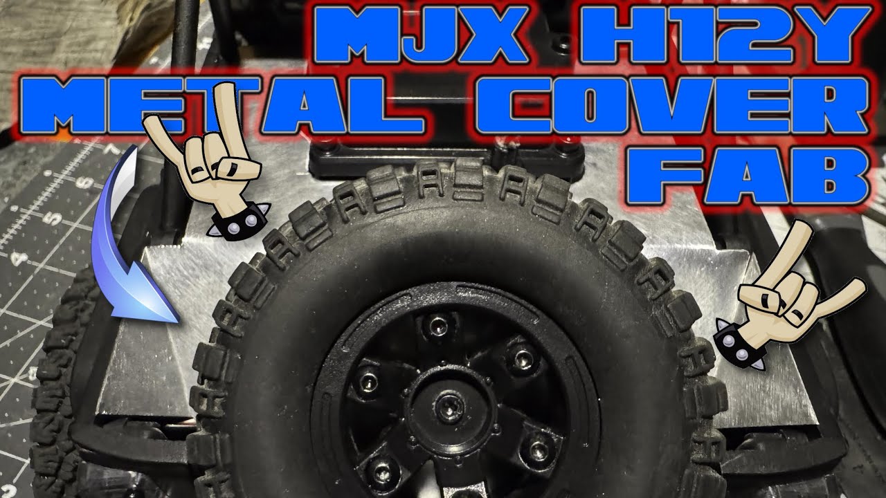 MJX H12Y - Mod Series - Video #2 -🤘 Metal 🤘 Rear Cover Fabrication