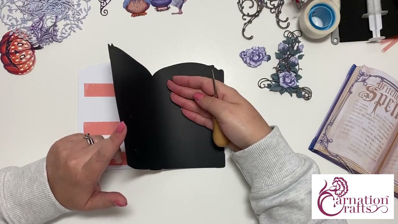 Carnation Crafts Halloween Special PART ONE - FB Live