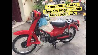 Rã Món Honda Cub Nữ Hoàng Rin Màu Đỏ . Shop Phụ Tùng Rin Xe Cub