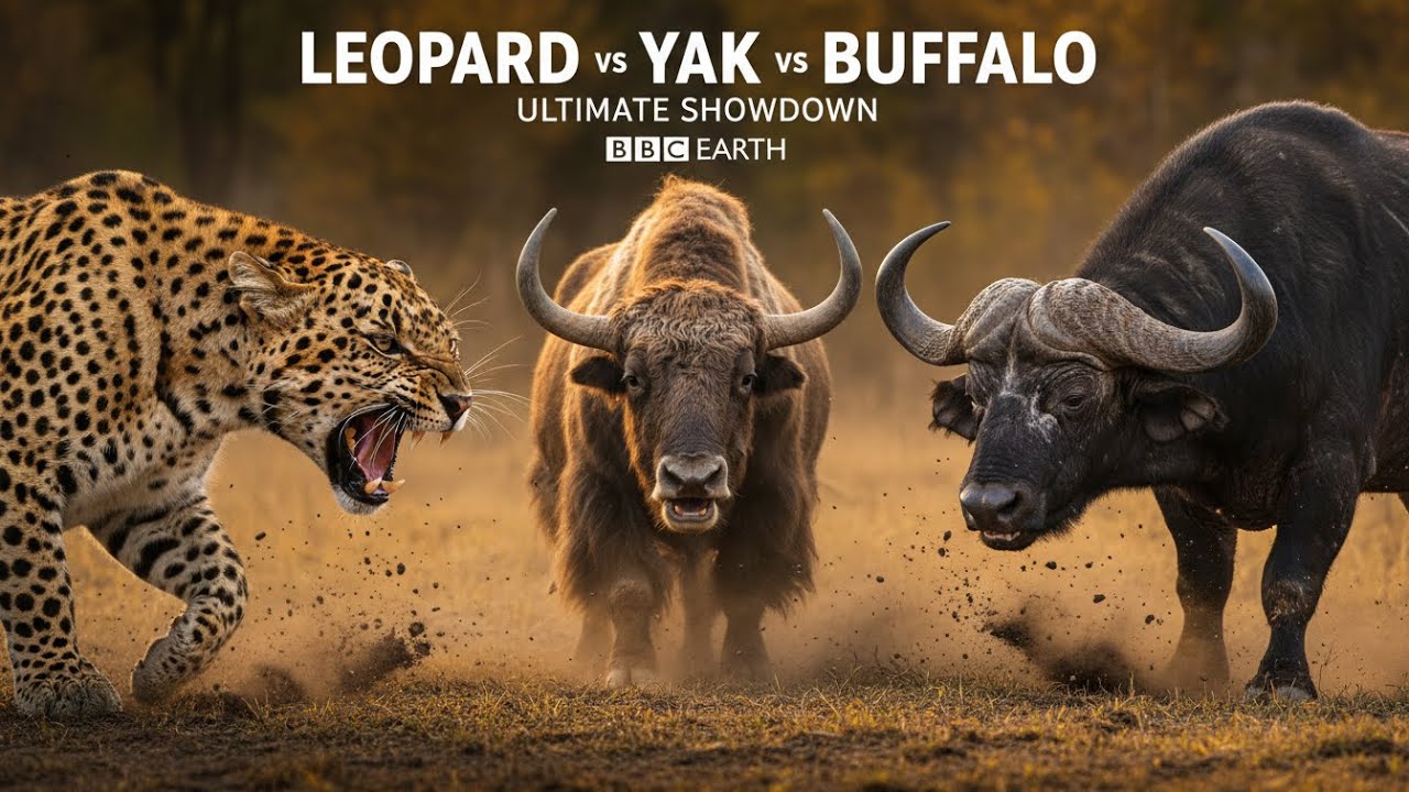 When a Leopard Targets a Yak — The Buffalo That Changed Everything