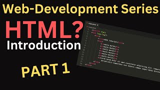 Web Development | HTML Introduction | Part 1 | htmlandcsstutorialforbeginners  htmltutorial