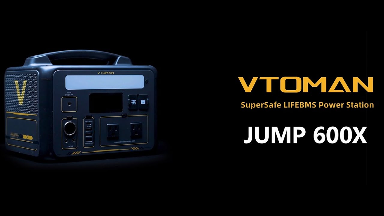 With a 646wh capacity, VTOMAN JUMP 600 can better meet your power needs!