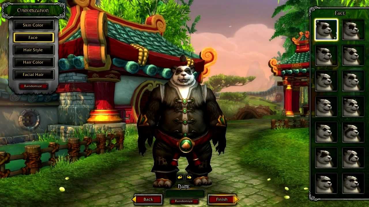 WoW: Mists of Pandaria Beta - Character Creation & Pandaren Starting Quest