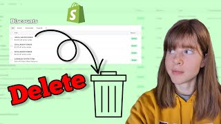How Delete a Discount from your Shopify Store