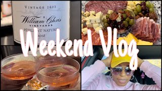 Weekend Vlog| Vision Board Party | Day with the Besties | Home Updates