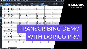 Transcription Demo Using Dorico