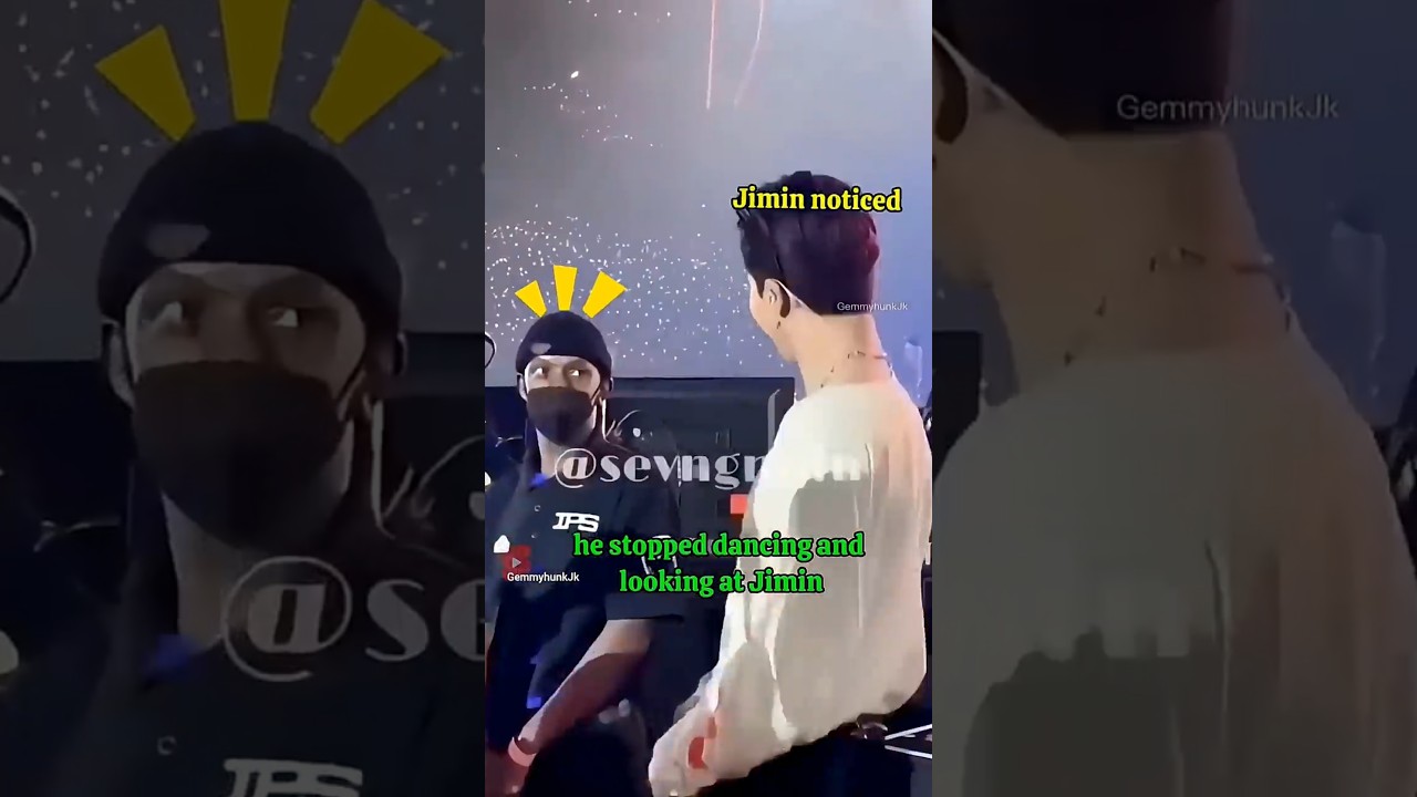 Jimin being kind towards staff 😍😍