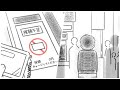 本当にあった助け合いの物語「ICカード」#パラパラ漫画#パラパラ動画#作文
