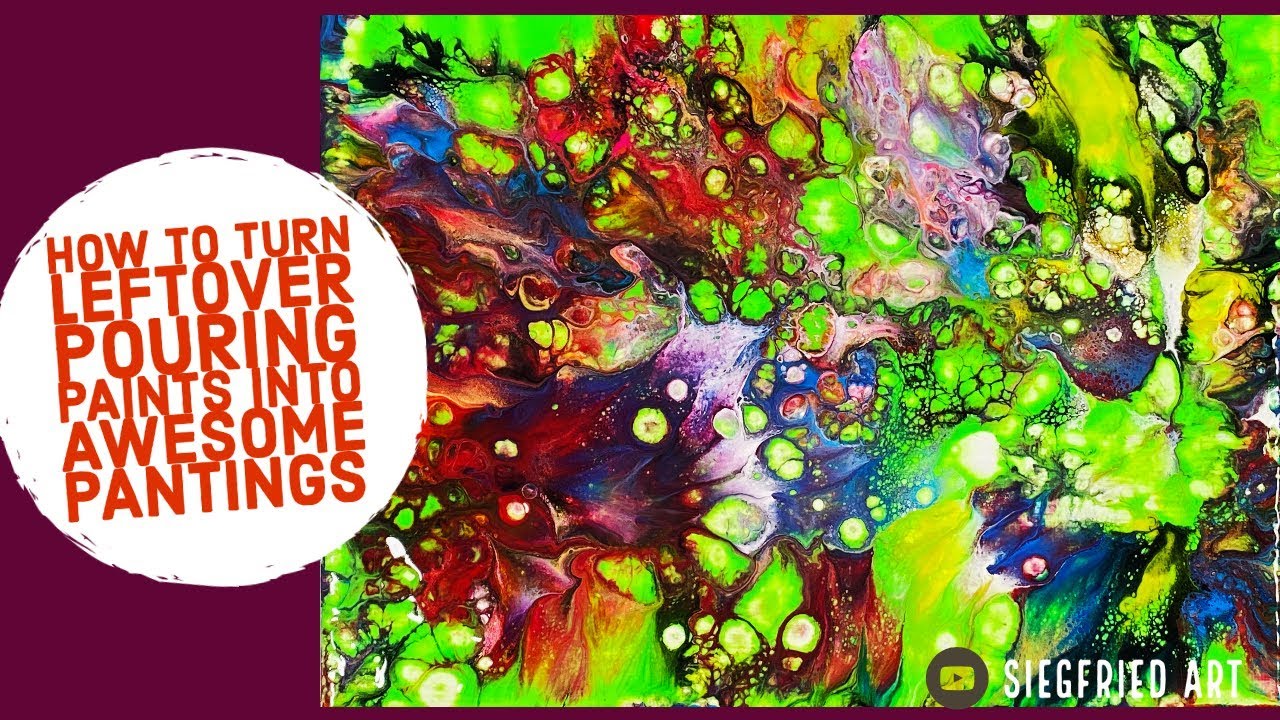 How to turn leftover paints into awesome paintingsDE108Acrylic