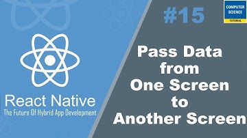 Pass Data between two screen in React Native