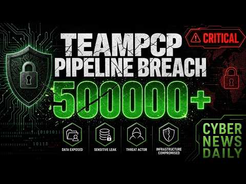 Cyber News Daily July 7 2026 TeamPCP 500K CI CD Credentials Stolen KDDI 7.6M Passwords KVM VM Escape