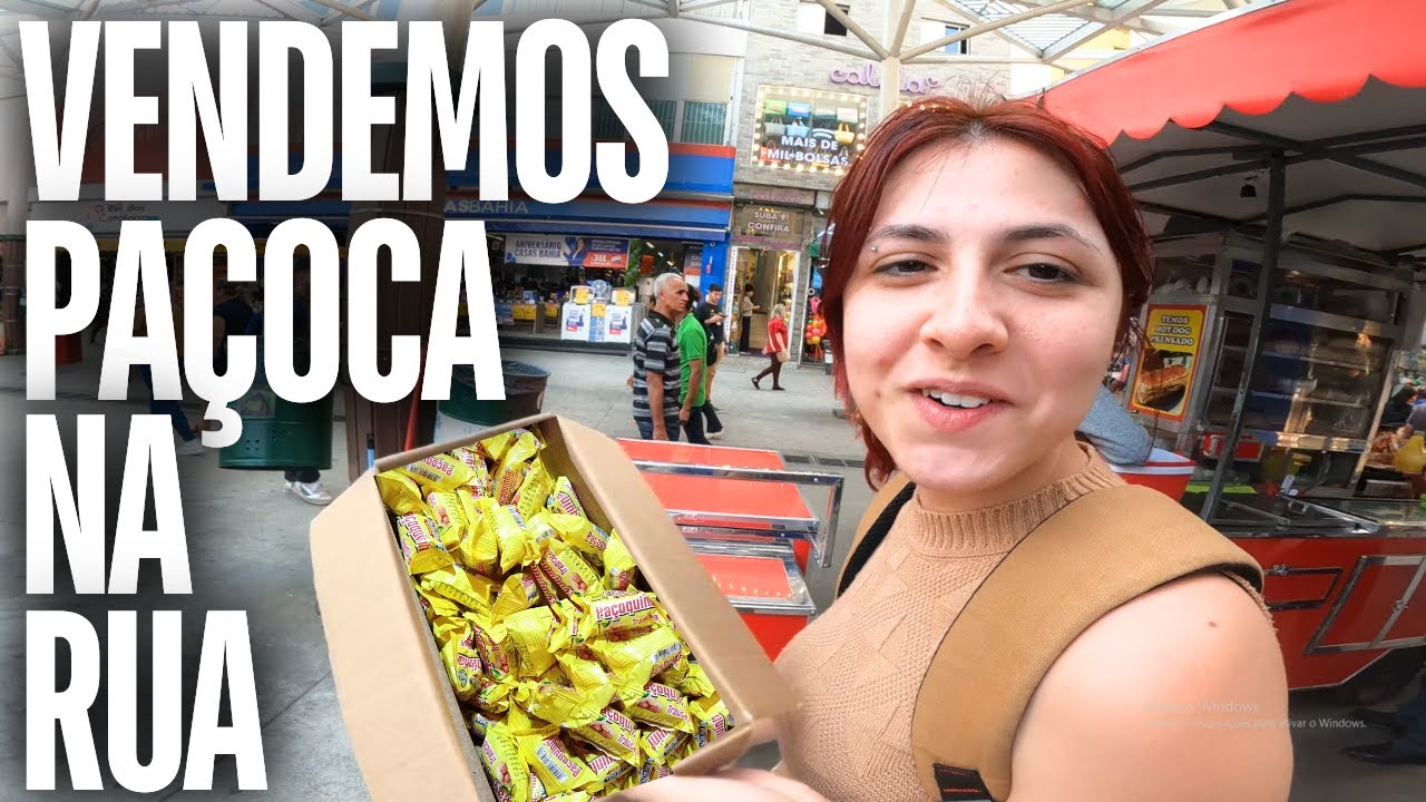 VENDEMOS PAÇOCAS NA RUA e FOMOS TRATADOS ASSIM!