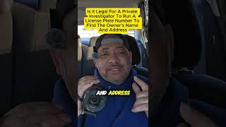 License Plate Lookup by Private Investigator Lance Casey &amp; Associates #shorts