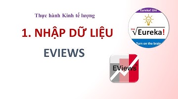 EViews 1. Nhập dữ liệu từ Excel vào Eviews - Hướng dẫn EViews Kinh tế lượng
