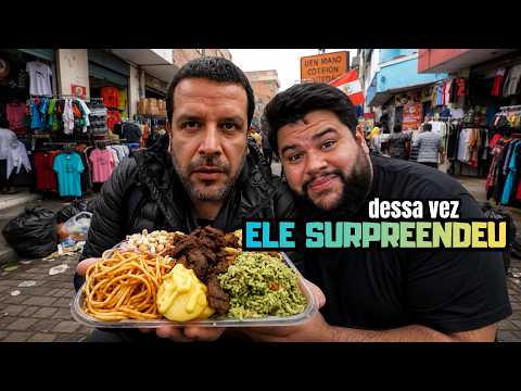 Provando Comidas de Rua na capital do peru! React Sou Mochileiro