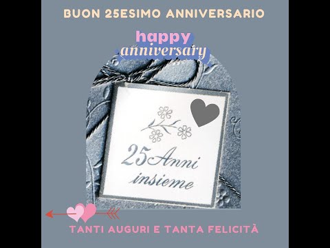 Video: Per l'anniversario di nozze d'argento?