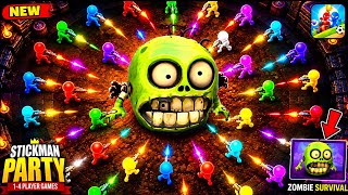 Stickman BEST MINIGAMES Tournament | Stickman Party 1 2 3 4 Player Game | Mini Games Update  screenshot 2
